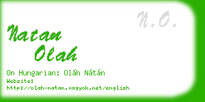 natan olah business card